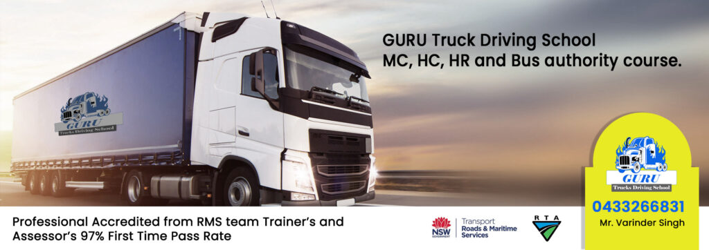 GURU Truck Driving School– MC, HC, HR and Bus authority course