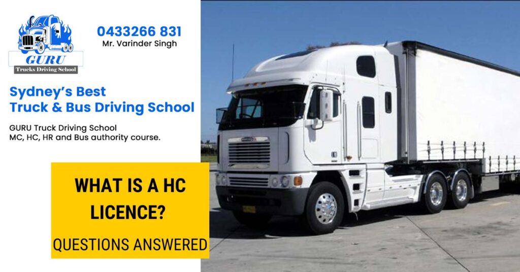GURU Truck Driving School– MC, HC, HR and Bus authority course